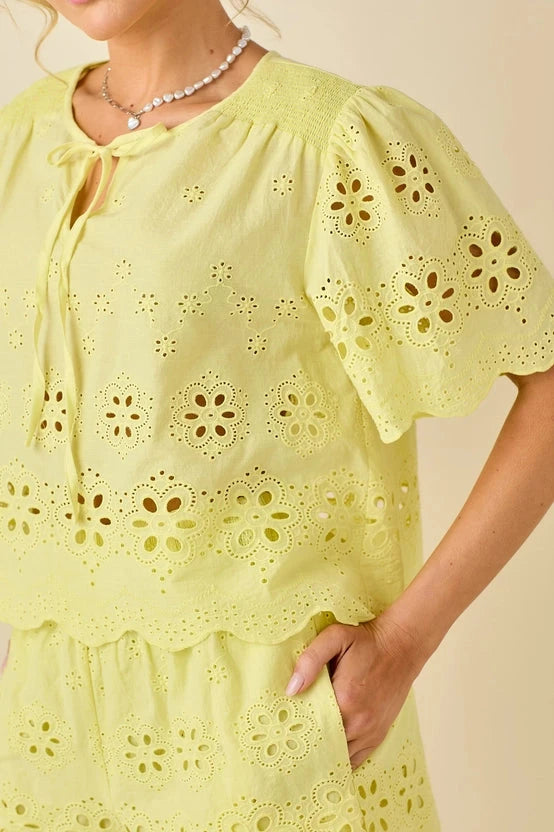Lemon Drop Shorts shorts Baby Pink