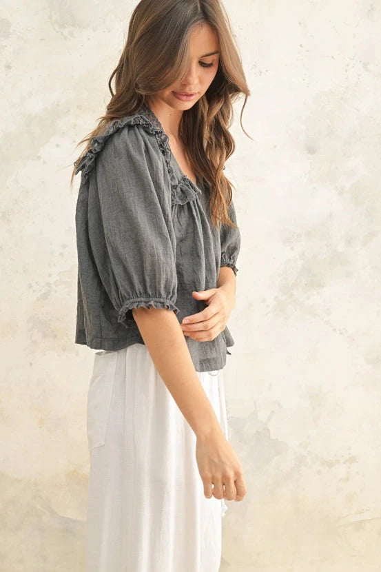 Luna Lace Top top miou muse