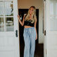 Charlotte Wide Leg Denim Pants