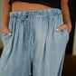 Charlotte Wide Leg Denim Pants