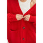 All Time Fav Red Knit Cardigan Sweater Hyfve 