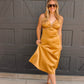 Amber Satin Midi Dress Dresses Rokoko Love 