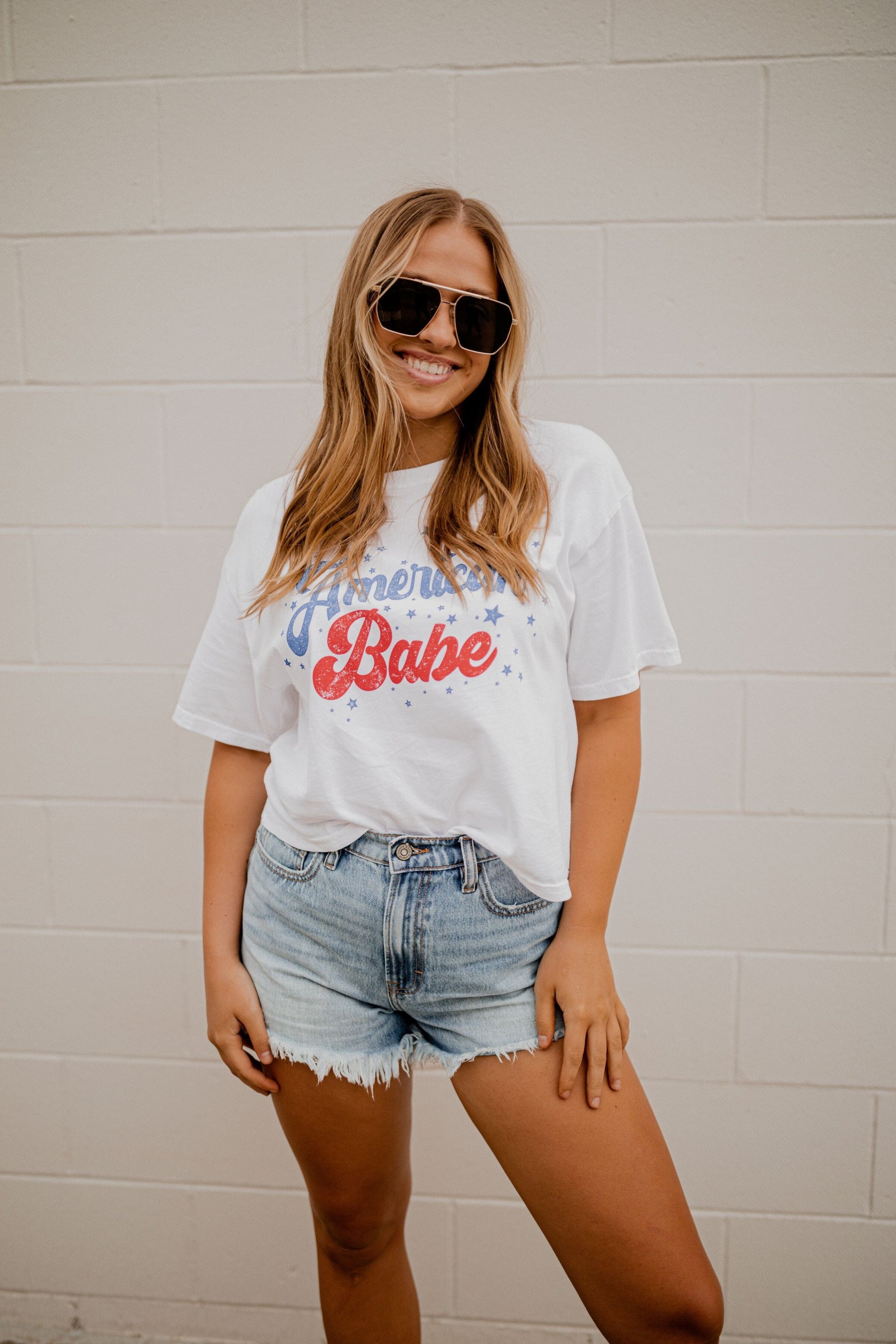 American Babe Graphic Tee T-Shirt Rustee Clothing 