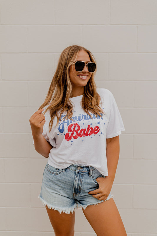 American Babe Graphic Tee T-Shirt Rustee Clothing 