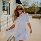 Bella Button Down Dress Dresses miou muse 