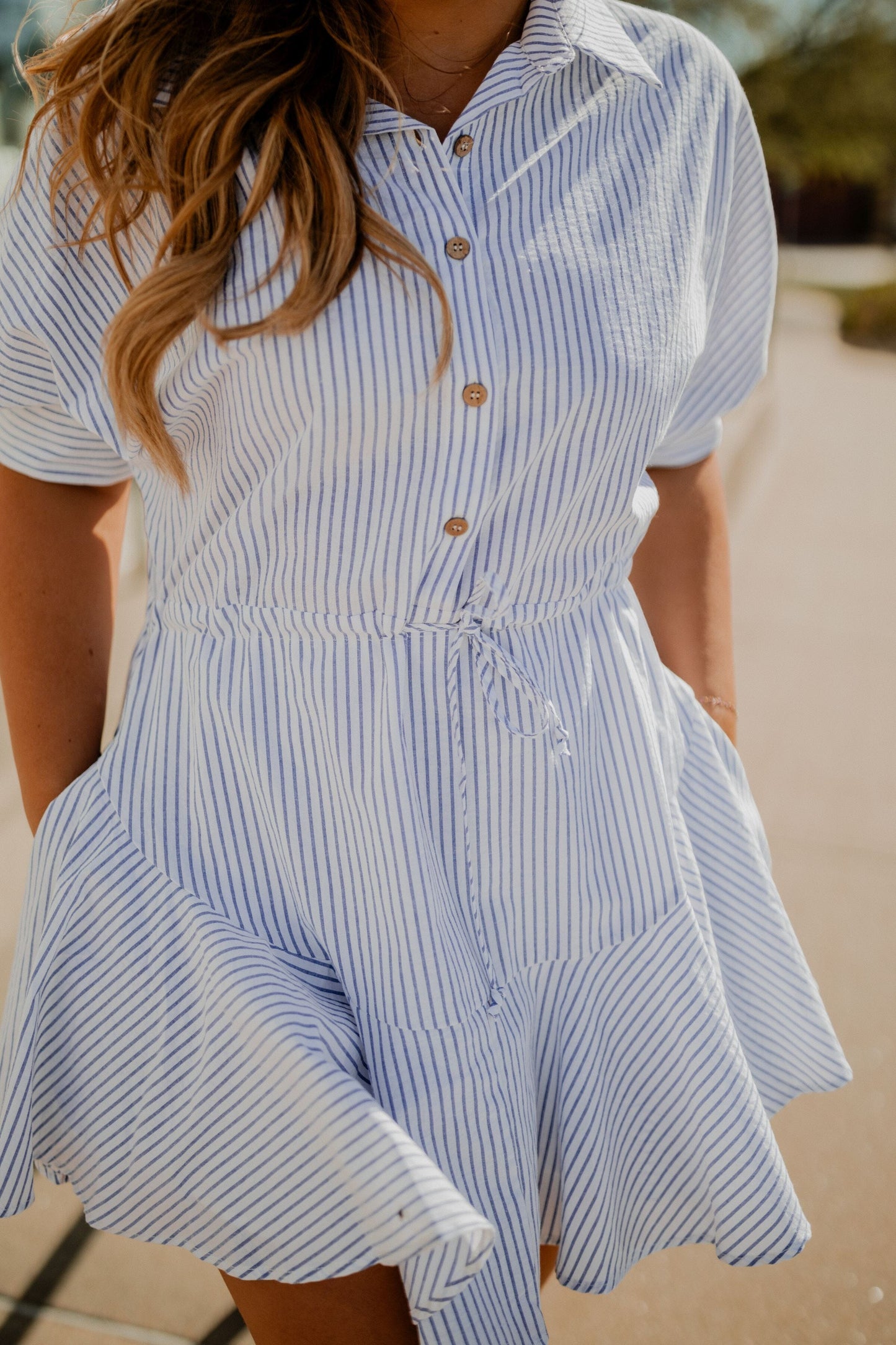 Bella Button Down Dress Dresses miou muse 