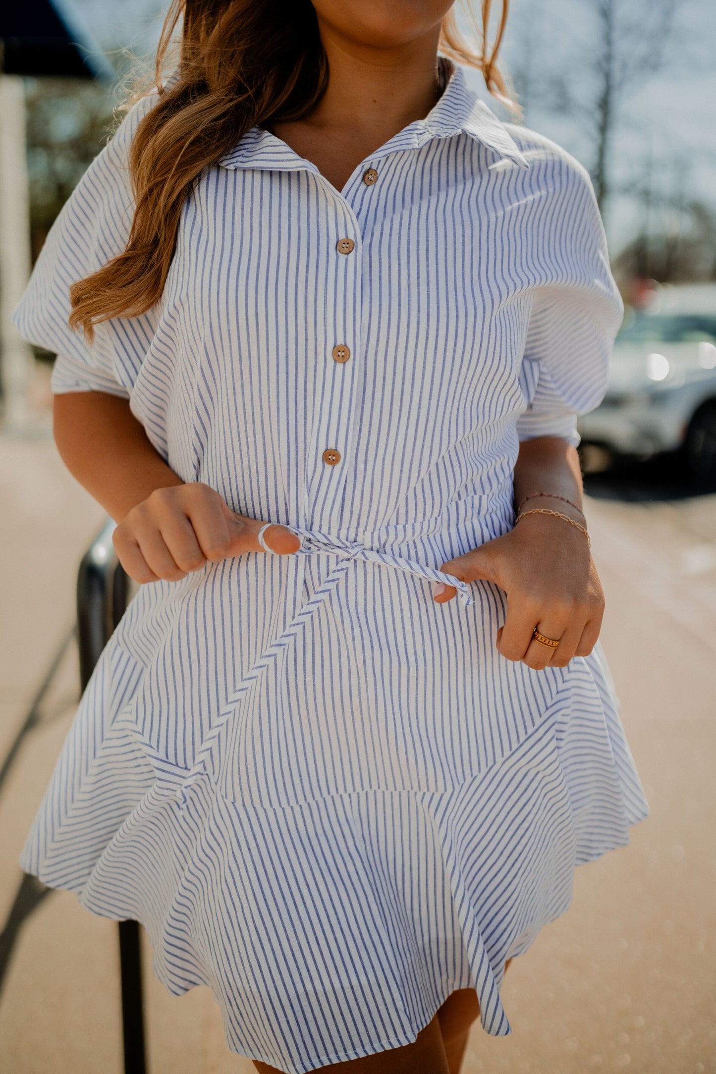 Bella Button Down Dress Dresses miou muse 