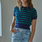 Cambridge Collared Sweater Top by together 