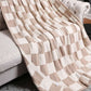 Checkered Luxury Throw Blanket Blanket Fashion City 