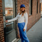 Cobalt Blue Joggers Pants Mono B 