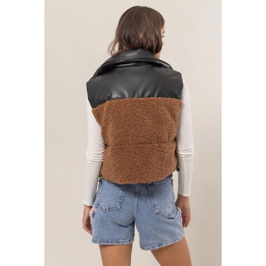 CoCo Sherpa Puffer Vest jacket Hyfve 