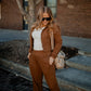 Cocoa Brown Lounge Pants Lounge Wear Mono B 