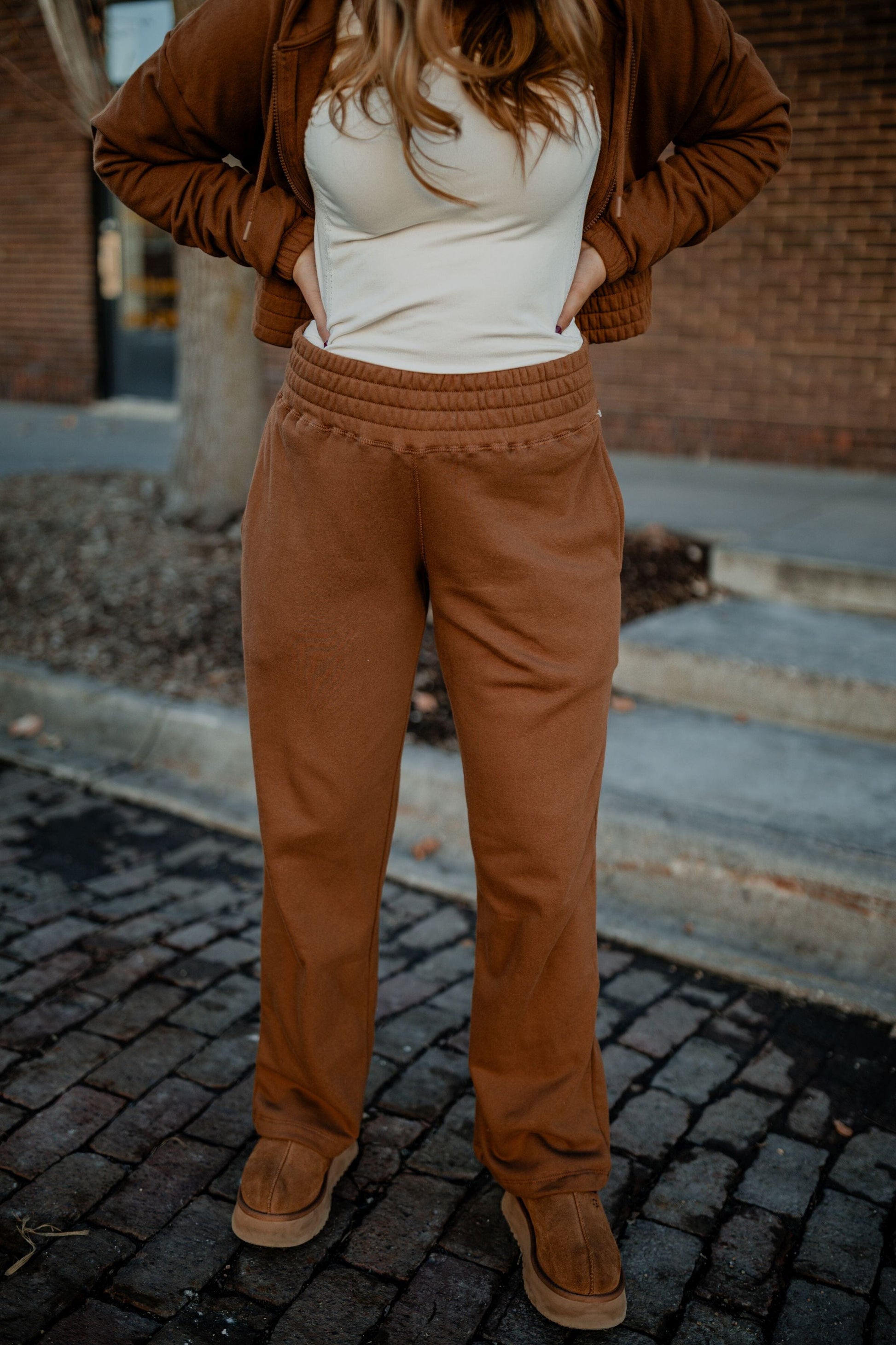 Cocoa Brown Lounge Pants Lounge Wear Mono B 