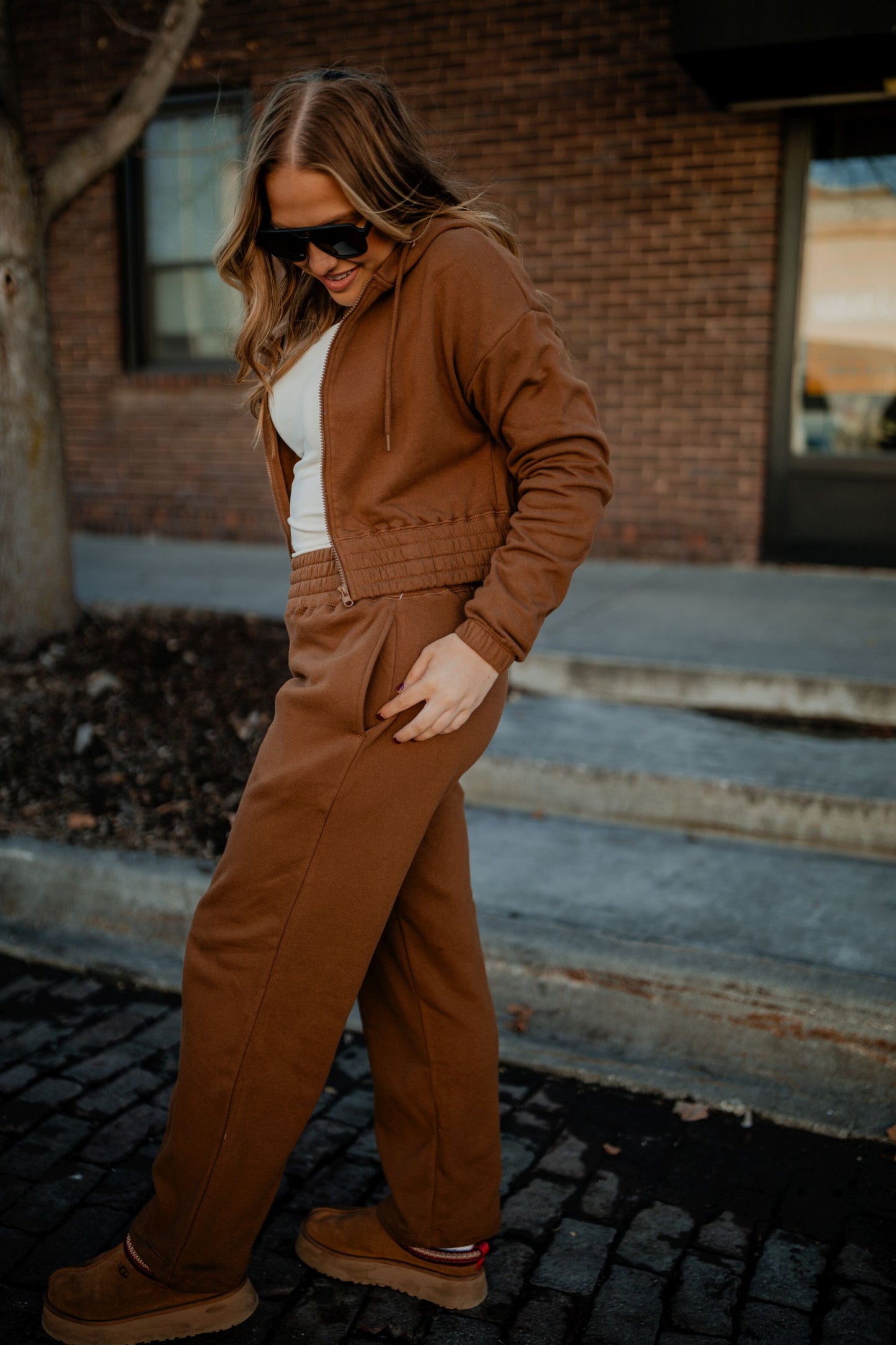 Cocoa Brown Lounge Pants Lounge Wear Mono B 