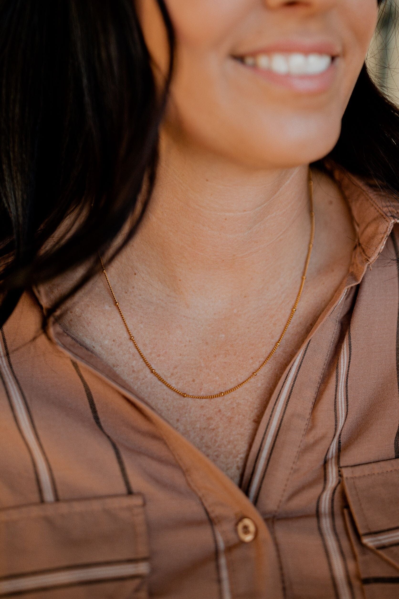 Dainty Gold Chain necklace Fray Clothing 