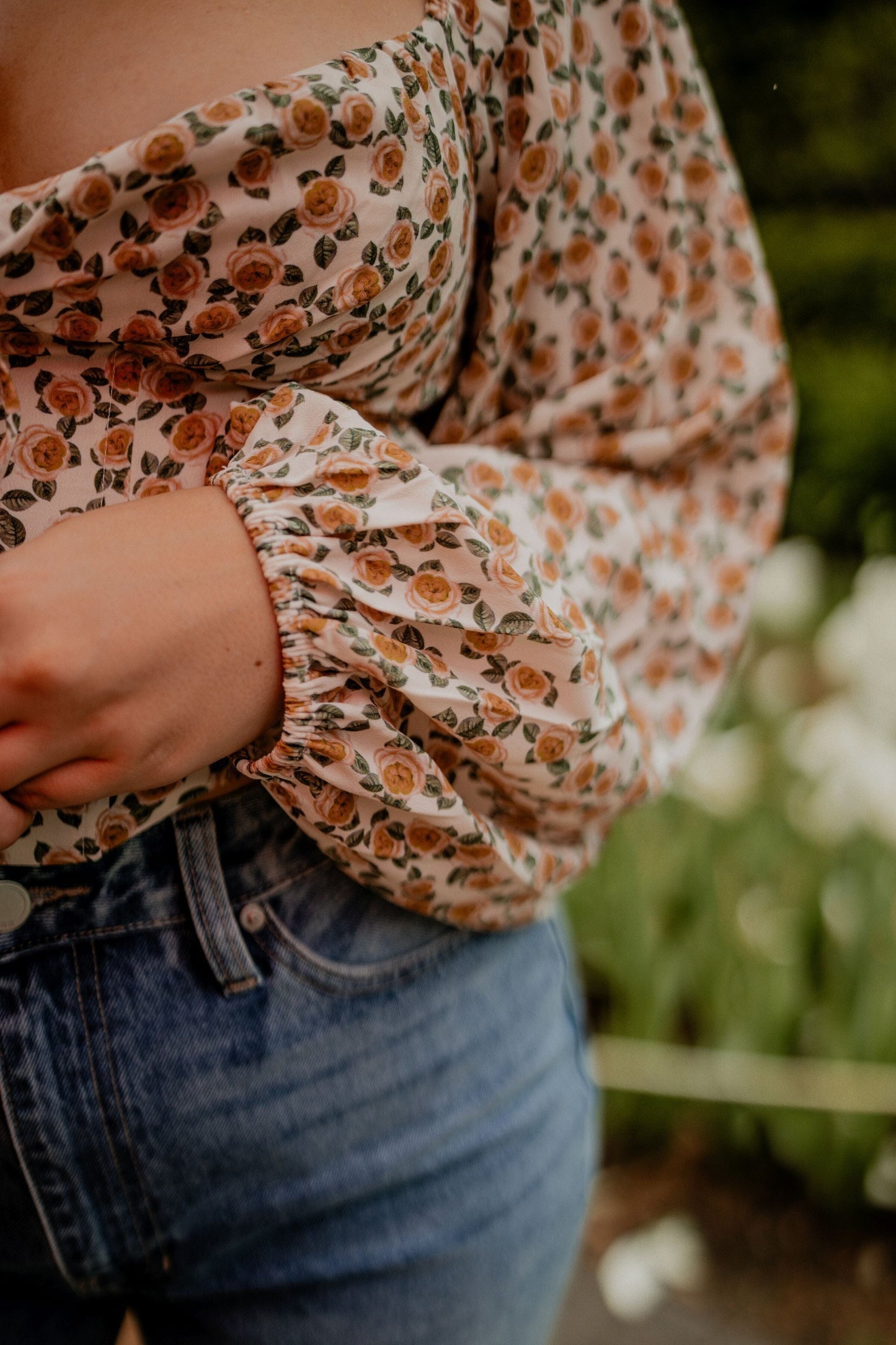 Emory Floral Top Top emory park 