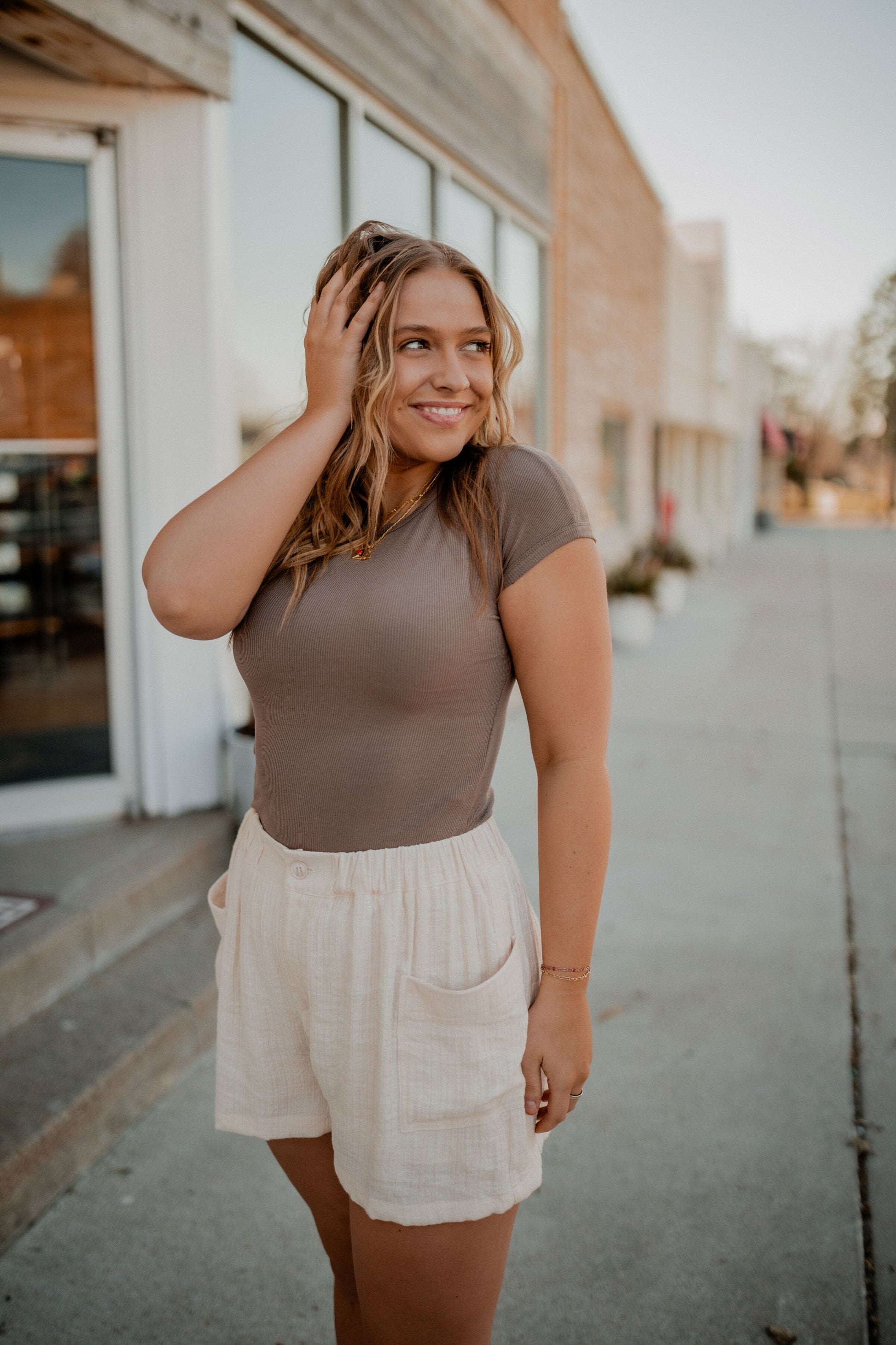 Flowy Cargo Shorts shorts blu pepper 