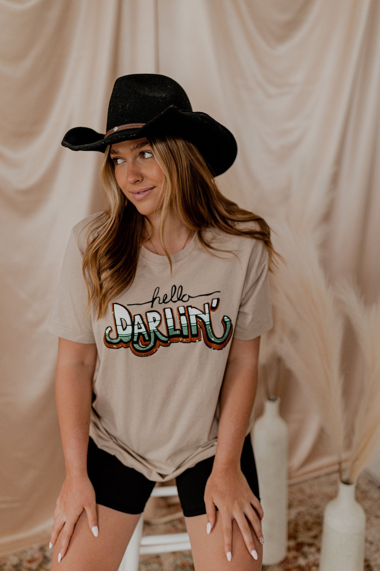 Hello Darlin' Graphic Tee T-Shirt Wild Junkie 