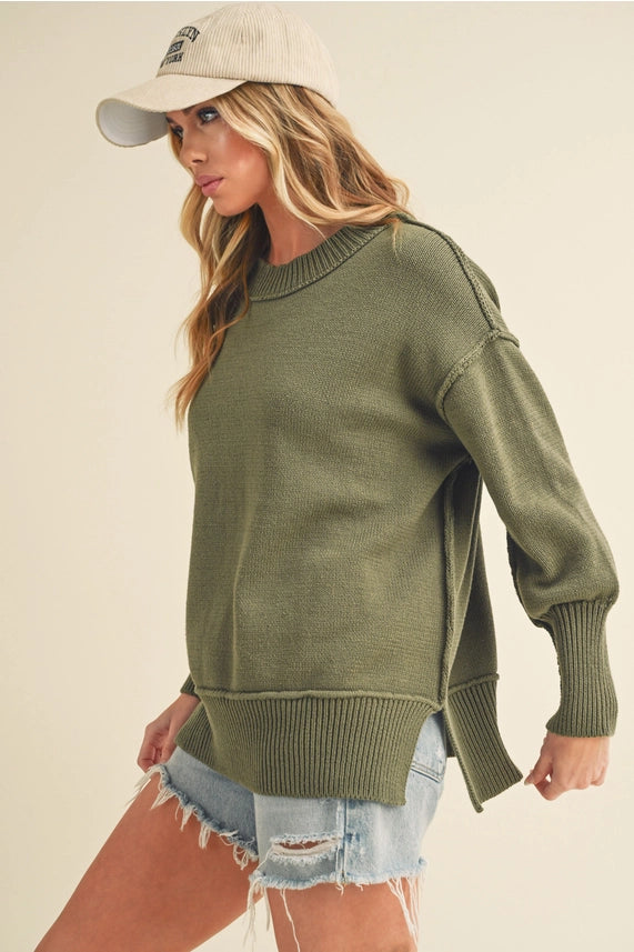 Ina Olive Sweater Sweater Aemi & Co 