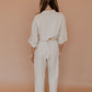 Josie Linen Jumpsuit Pants Fray Clothing 