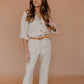 Josie Linen Jumpsuit Pants Fray Clothing 