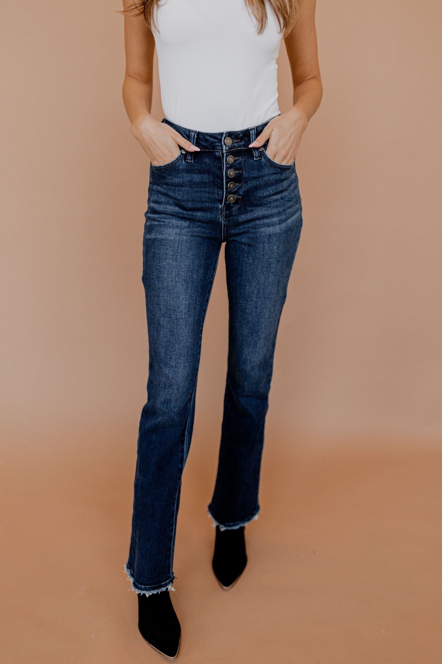 Kaia BootCut Jeans Jeans Fray Clothing 