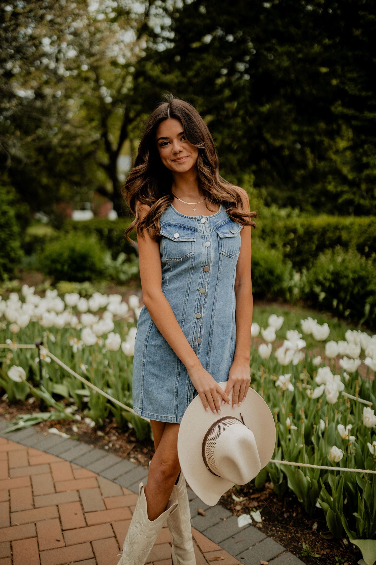 Lauren Denim Dress Dresses Le Lis 