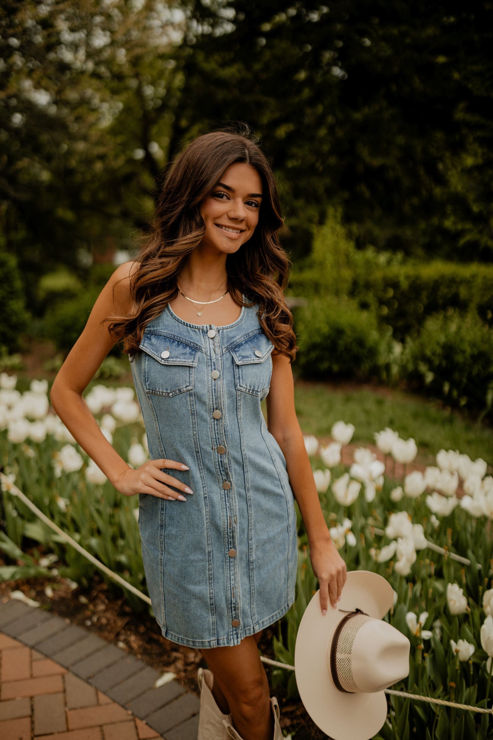 Lauren Denim Dress Dresses Le Lis 