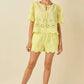 Lemon Drop Blouse Top Baby Pink 