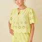 Lemon Drop Blouse Top Baby Pink 