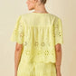 Lemon Drop Blouse Top Baby Pink 