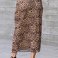 Leopard Midi Skirt skirt Verte 