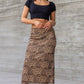 Leopard Midi Skirt skirt Verte 