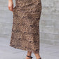 Leopard Midi Skirt skirt Verte 