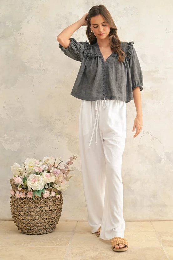 Luna Lace Top top miou muse 