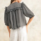 Luna Lace Top top miou muse 