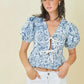 Meadow Peplum Top top main strip 