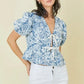 Meadow Peplum Top top main strip 