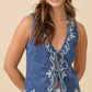 Meadowlight Vest top main strip 
