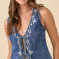 Meadowlight Vest top main strip 