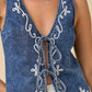 Meadowlight Vest top main strip 