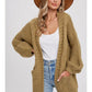 Olive Chunky Knit Cardigan Sweater bluivy 