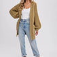 Olive Chunky Knit Cardigan Sweater bluivy 