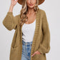 Olive Chunky Knit Cardigan Sweater bluivy 