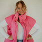 Pretty In Pink Oversized Puffer Vest vest Hyfve 