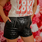 Quilted Faux Leather Shorts shorts strut & bolt 