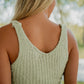 Sage Textured Tank Top blu pepper 