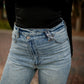 Sarah 90's Wide Leg Straight Jeans Jeans kancan 