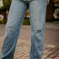 Sarah 90's Wide Leg Straight Jeans Jeans kancan 