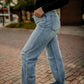 Sarah 90's Wide Leg Straight Jeans Jeans kancan 